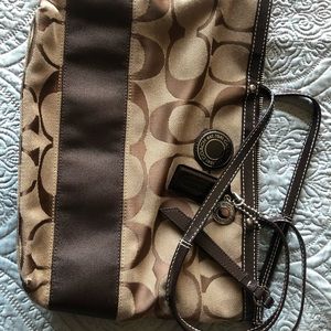 Brown Coach purse